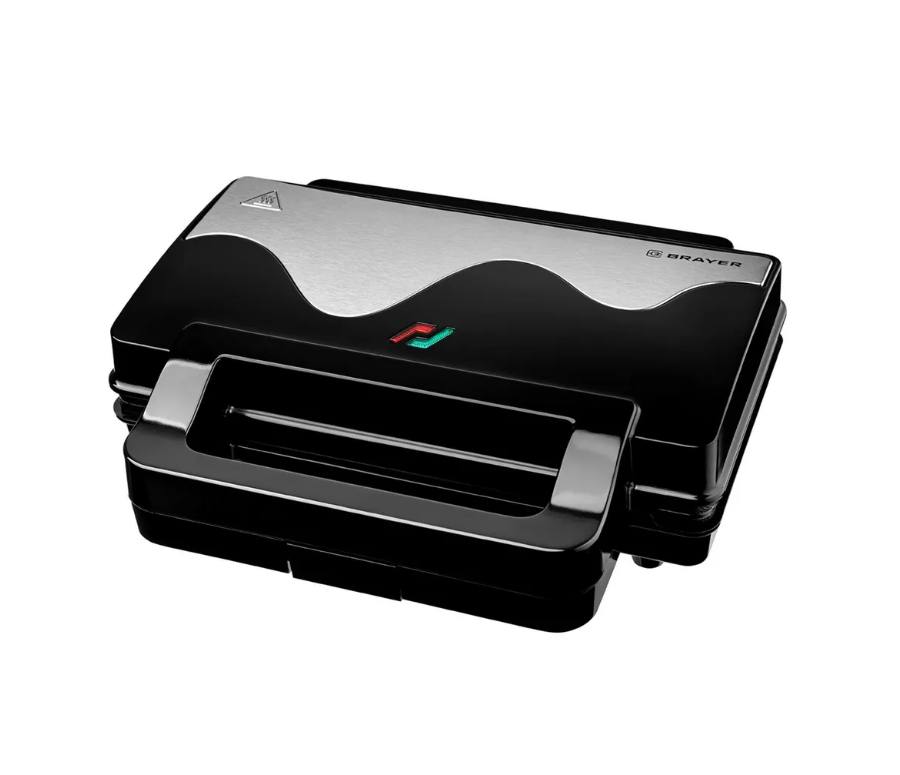 Вафельница BRAYER BR2308.1000 Вт, белг. вафли, панель 28,6*15,4 см,антиприг.покр
