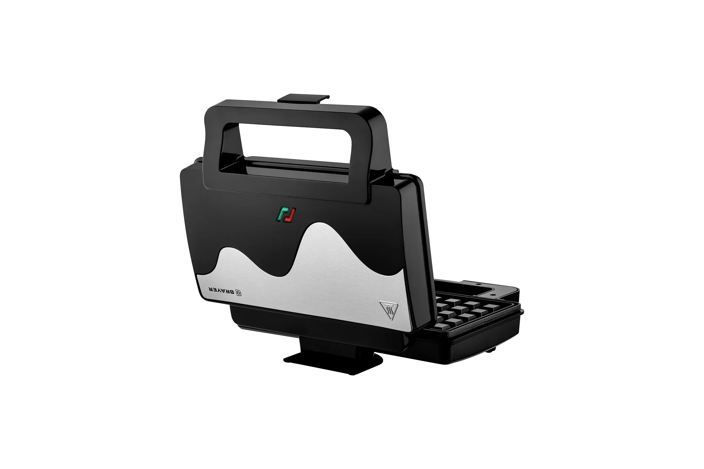 Вафельница BRAYER BR2308.1000 Вт, белг. вафли, панель 28,6*15,4 см,антиприг.покр