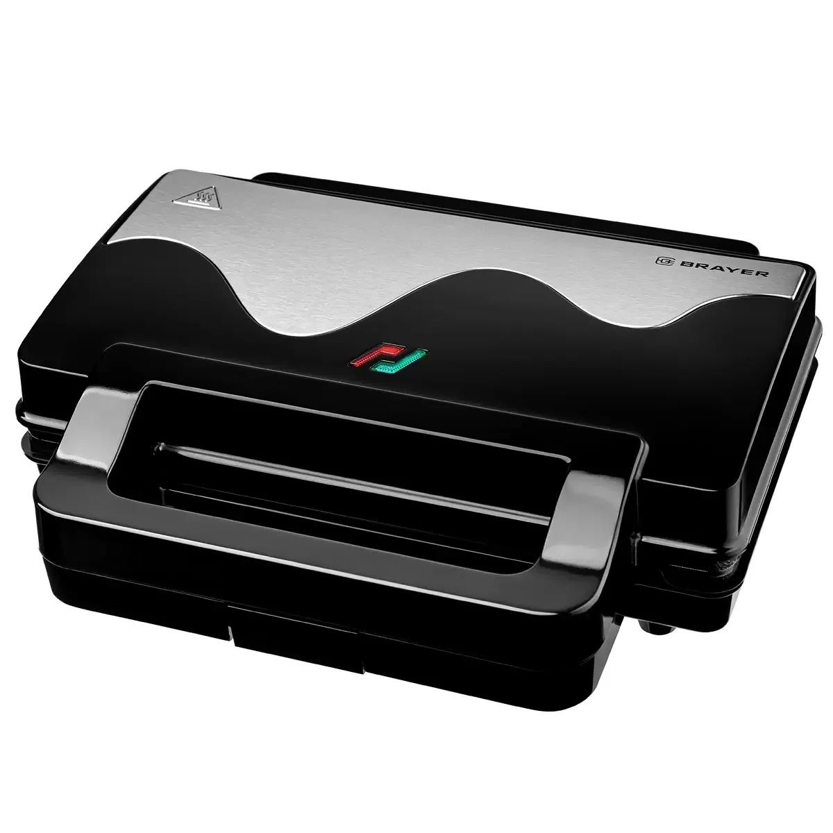 Вафельница BRAYER BR2308.1000 Вт, белг. вафли, панель 28,6*15,4 см,антиприг.покр