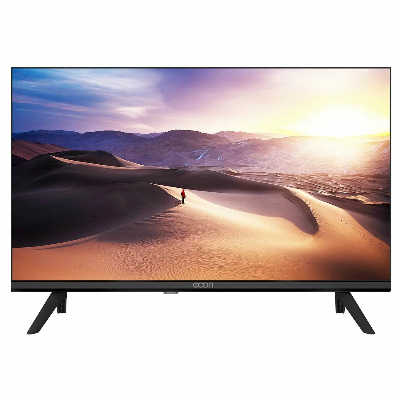 Телевизор LED 24" ECON EX-24HS008B черный, Android 14, Smart TV,  1366x768,
