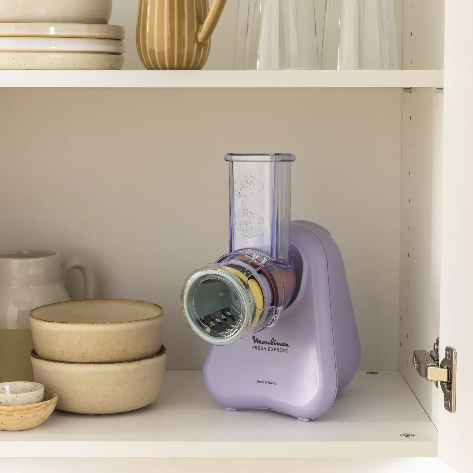 Мультирезка и овощерезка Moulinex Fresh Express DK8546E0, сиреневый