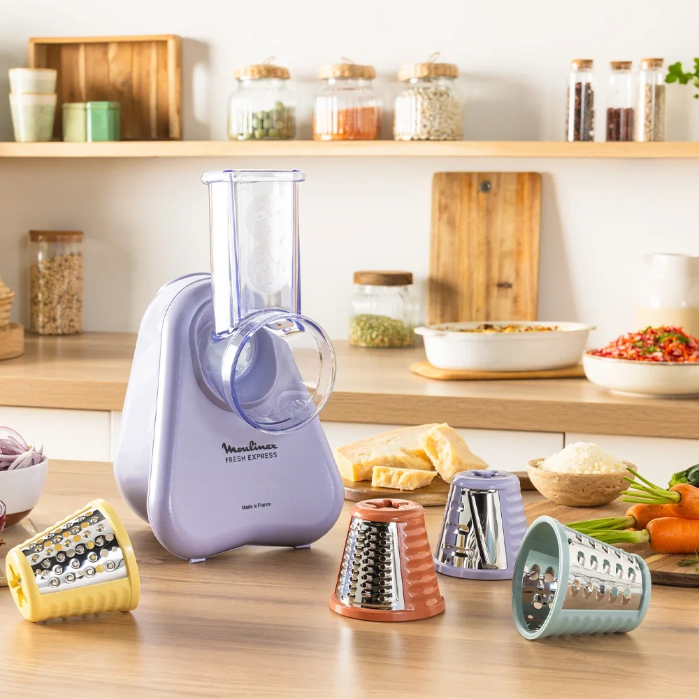 Мультирезка и овощерезка Moulinex Fresh Express DK8546E0, сиреневый
