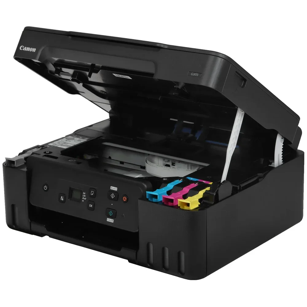 МФУ струйное Canon PIXMA G2470 (5804C009), A4, цветное, печ. 11 стр/мин (ч/б) 6 стр/мин (цвет), 4800x1200 dpi (печать) 600 x 1200 dpi (скан.), USB