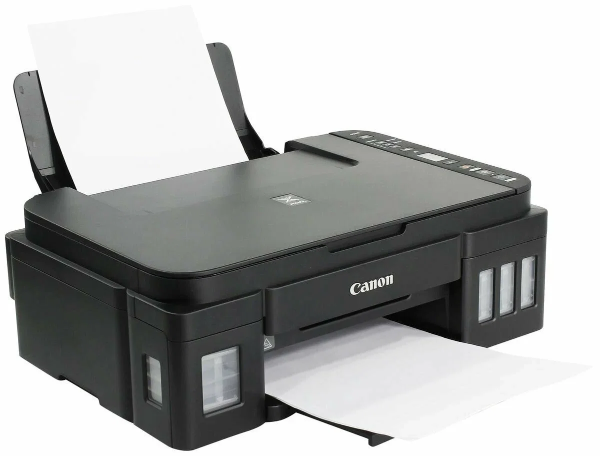 МФУ струйное Canon PIXMA G3410 (2315C009), A4, цветное, печ. 8.8 стр/мин (ч/б) 5 стр/мин (цвет), скан. до 19 стр/мин., 4800x1200 dpi (принтер) 1200х60