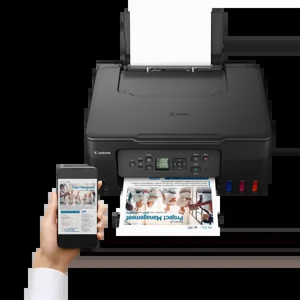 МФУ струйное Canon Pixma G3470 (5805C029AA), A4, цветной, печ. до 11/6 стр/мин. (ч/б/цв.), 4800 x 1200 dpi (печ.), 600x1200dpi (скан.), USB, Wi-Fi чер