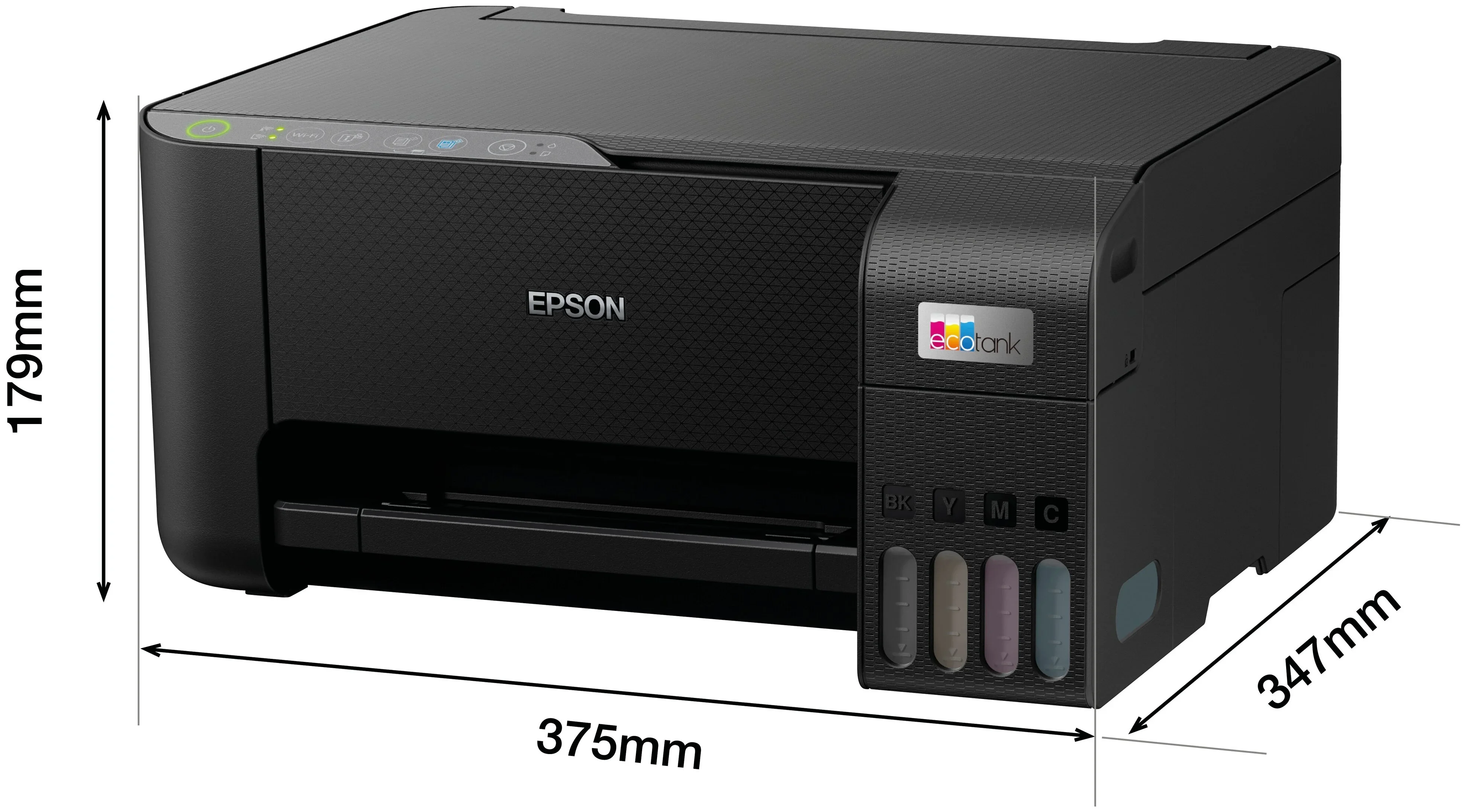 МФУ струйное Epson EcoTank L3252/А4/цветная печать/до 5-10 стр. в мин./лоток подачи 100 л./черный (C11CJ67423) (L3252)