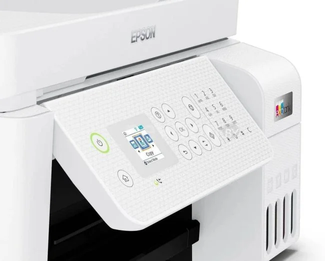 МФУ струйное Epson EcoTank L5296 (C11CJ65411) белый, A4, ч/б печ. 33стр/мин., цв. печ. 15стр/мин., 5760x1440 DPI, 2400х1200 DPI, USB, Ethernet, Wi-Fi