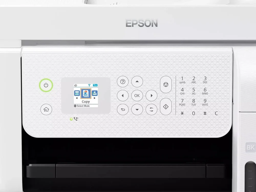 МФУ струйное Epson EcoTank L5296 (C11CJ65411) белый, A4, ч/б печ. 33стр/мин., цв. печ. 15стр/мин., 5760x1440 DPI, 2400х1200 DPI, USB, Ethernet, Wi-Fi