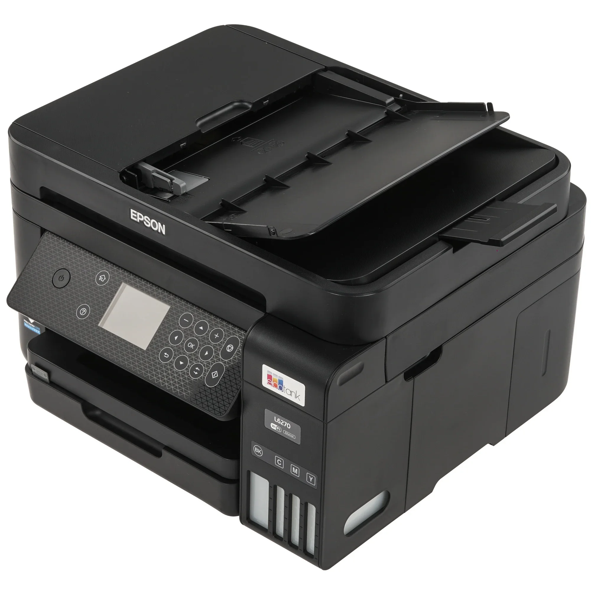 МФУ струйное Epson EcoTank L6270, A4, цветной, печ. до 33/15.5 стр/мин. (ч/б/цв.), 1200 x 4800 dpi (печ.), 1200x2400dpi (скан.), USB, RJ-45, Wi-Fi