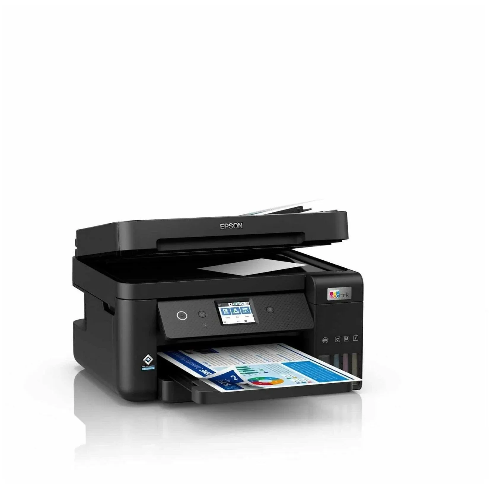МФУ струйное Epson EcoTank L6270, A4, цветной, печ. до 33/15.5 стр/мин. (ч/б/цв.), 1200 x 4800 dpi (печ.), 1200x2400dpi (скан.), USB, RJ-45, Wi-Fi