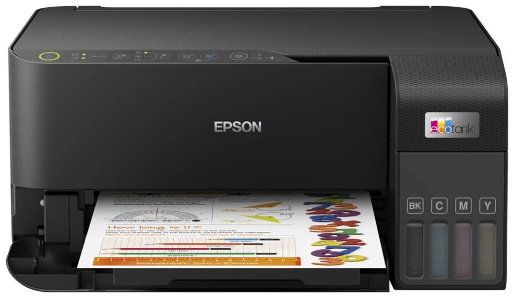 МФУ струйное Epson L3550 (C11CK59405), A4, цветной, печ. до 15 стр/мин. (ч/б) до 8 стр/мин. (цвет), скан. до 11 стр/мин. (ч/б) 28 стр/мин. (цвет), 480