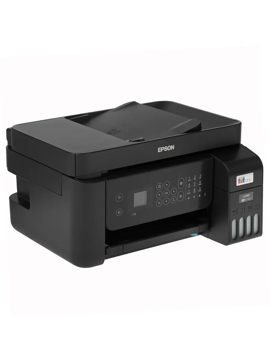 МФУ струйное Epson L5290 (C11CJ65512/C11CJ65508/C11CJ65407), A4, цветное, печ. до 33 стр/мин. (ч/б) до 15 стр/мин. (цвет), скан. до 12 стр/мин. (ч/б)