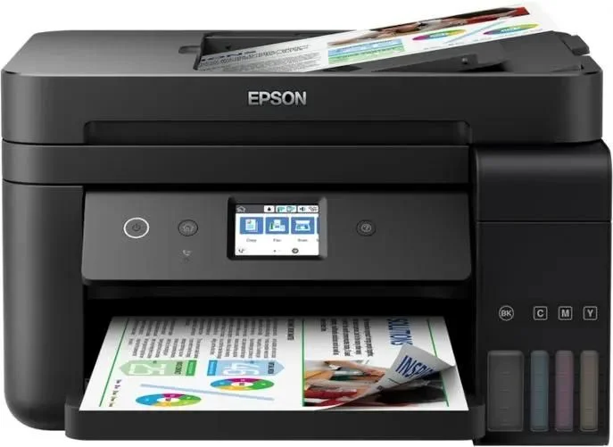 МФУ струйное Epson L6290, (C11CJ60505/C11CJ60405/C11CJ60507/C11CJ60408/C11CJ60406), А4, цветной, печ. до 15/8.5 стр/мин., 4800x1200 dpi (печ.), 1200 x