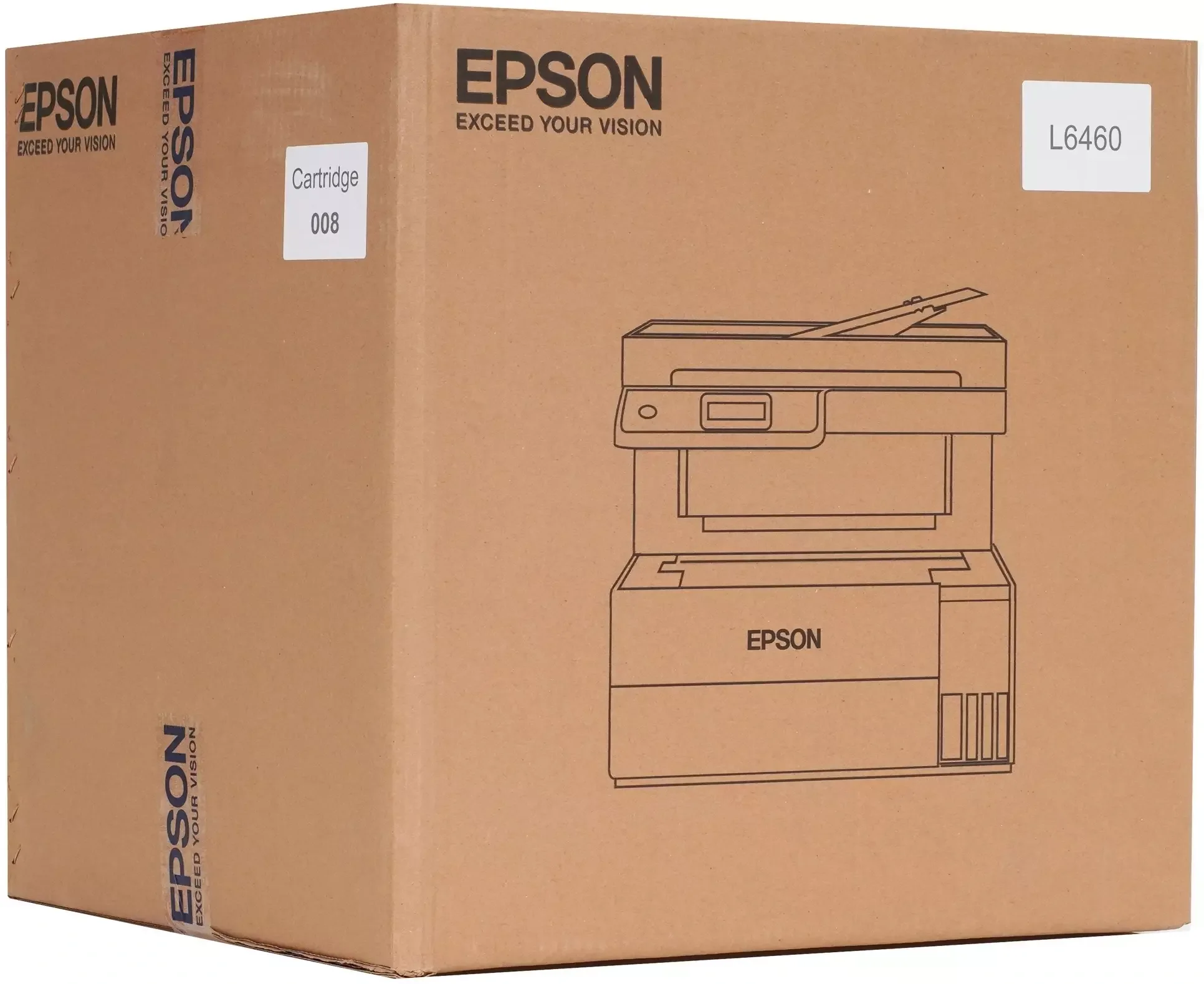 МФУ струйное Epson L6460 (C11CJ89507) A4 Duplex WiFi белый