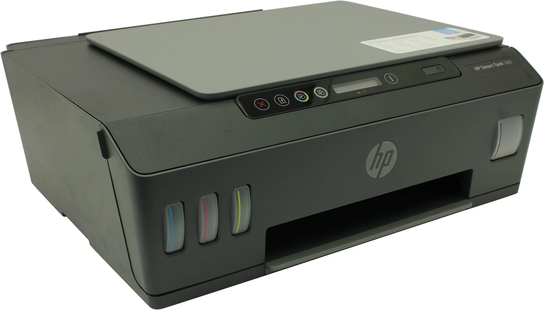 МФУ струйное HP Smart Tank 500 (4SR29A), A4, цветной, печ. до 22 стр/мин. (ч/б) до 16 стр/мин. (цвет), скан. до 8 стр/мин. (ч/б) 4 стр/мин. (цвет), 12