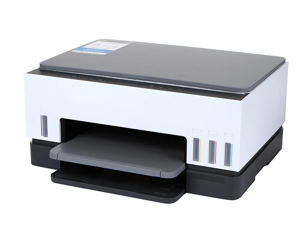 МФУ струйное HP Smart Tank 670, A4, цветной, печ. до 12 стр/мин., 4800x1200 dpi (печ.), 1200x1200 dpi (скан.), Bluetooth, USB Type-A, Wi-Fi