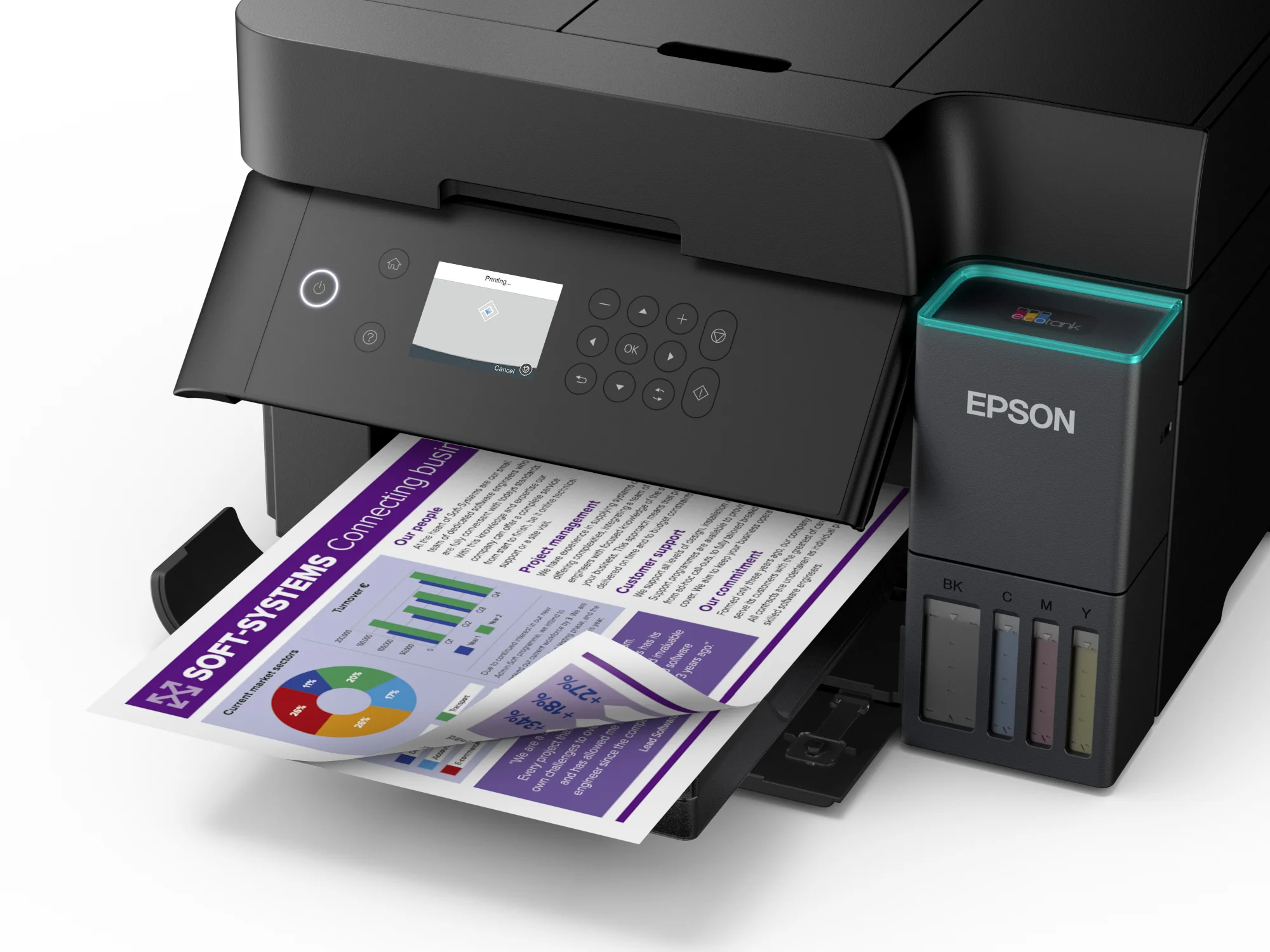 МФУ струйный Epson EcoTank L6370 (C11CL43403) A4 Duplex WiFi черный