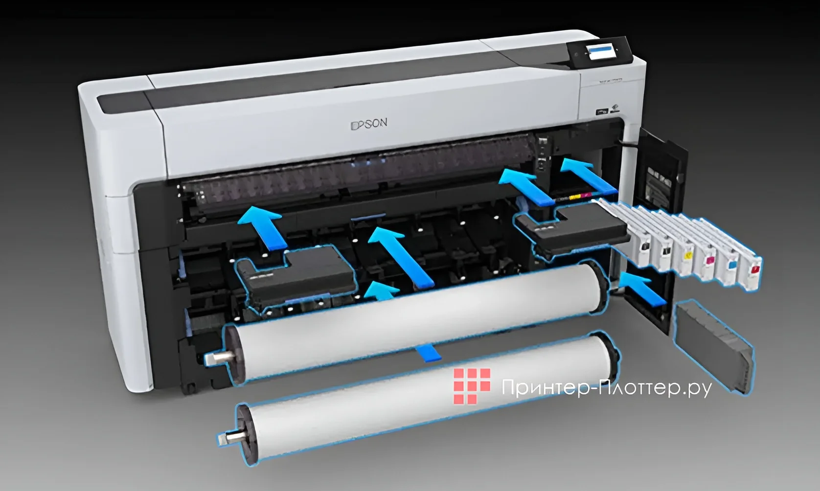 Плоттер струйный Epson SureColor SC-T5700D (C11CH81301A1) A0