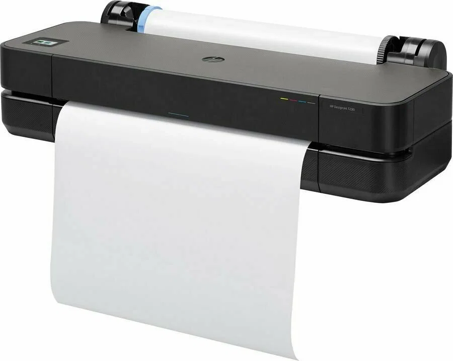 Плоттер струйный HP Designjet T230 (5HB07A), A1, 24", 610 мм, цветной, 2400x1200 dpi, USB, Gigabit Ethernet, WiFi