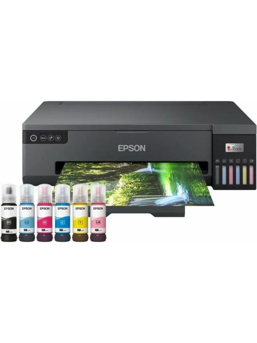 Принтер струйный Epson L18050 (C11CK38402/C11CK38403/C11CK38505), A3, цветной, печ. до 8 стр/мин., 5760 x 1440 dpi, USB, Wi-Fi