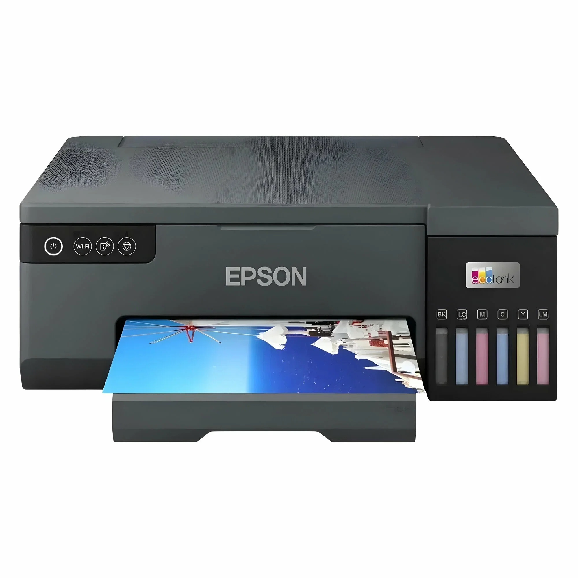 Принтер струйный Epson L8050 (C11CK37405/C11CK37402/C11CK37504/C11CK37507/C11CK37506), A4, цветное, печ. до 8 стр/мин., 1440 x 5760 dpi, USB, Wi-Fi