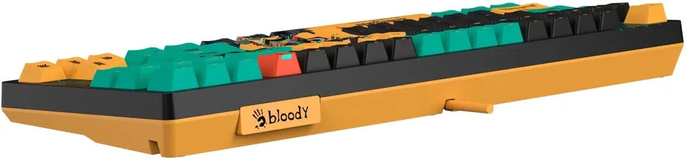 Клавиатура A4Tech Bloody AT87 Renegade проводная USB черный/зеленый