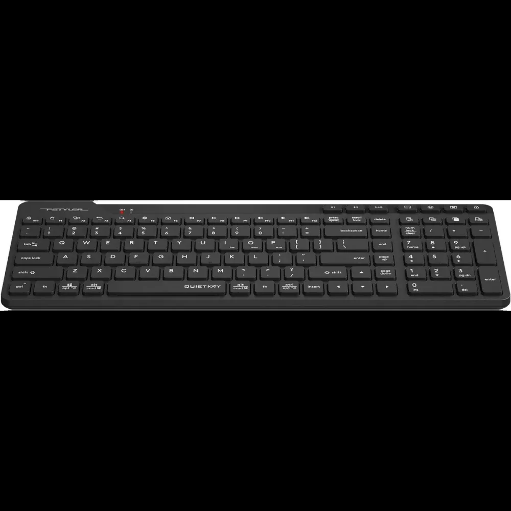 Клавиатура A4Tech FBK27C AS беспроводная, Bluetooth, радиоканал, чёрный