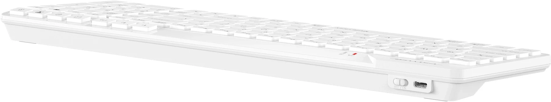 Клавиатура A4Tech Fstyler FBK27C AS белый USB беспроводная BT/Radio slim Multimedia (FBK27C AS)