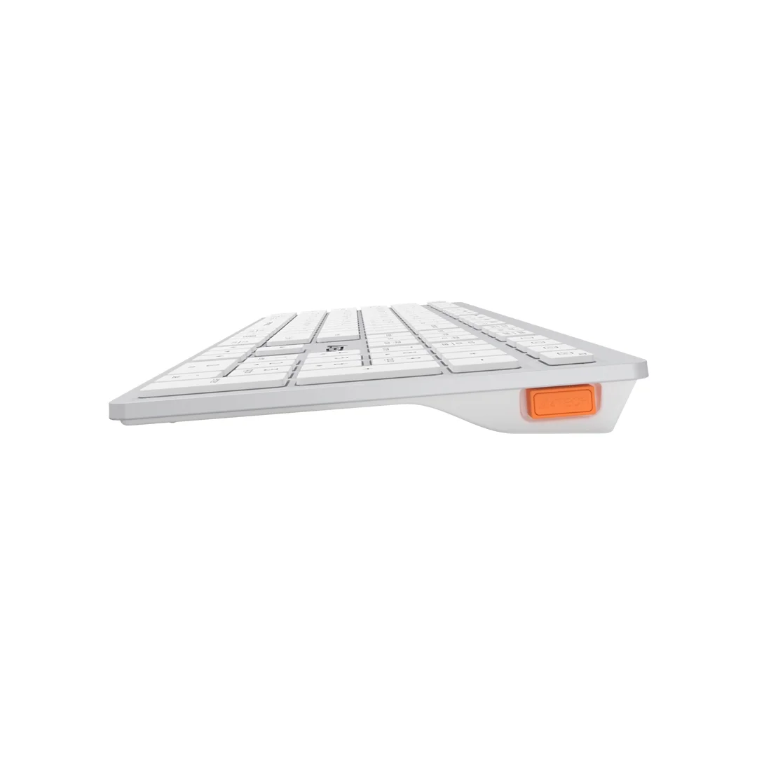 Клавиатура A4Tech Fstyler FBX51C беспроводная, USB, Bluetooth/Радиоканал, белый