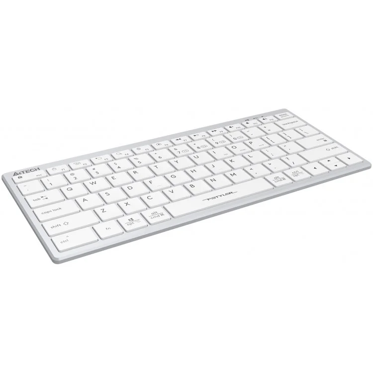 Клавиатура A4Tech Fstyler FBX51C беспроводная, USB, Bluetooth/Радиоканал, белый