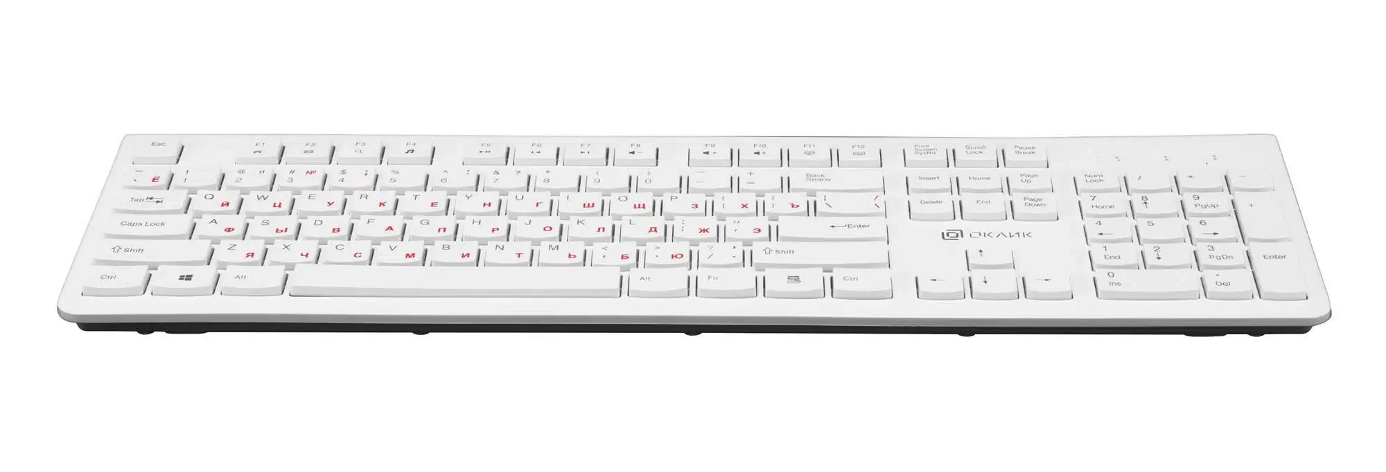 Клавиатура A4Tech Fstyler FK20 проводная, USB Type-A, белый