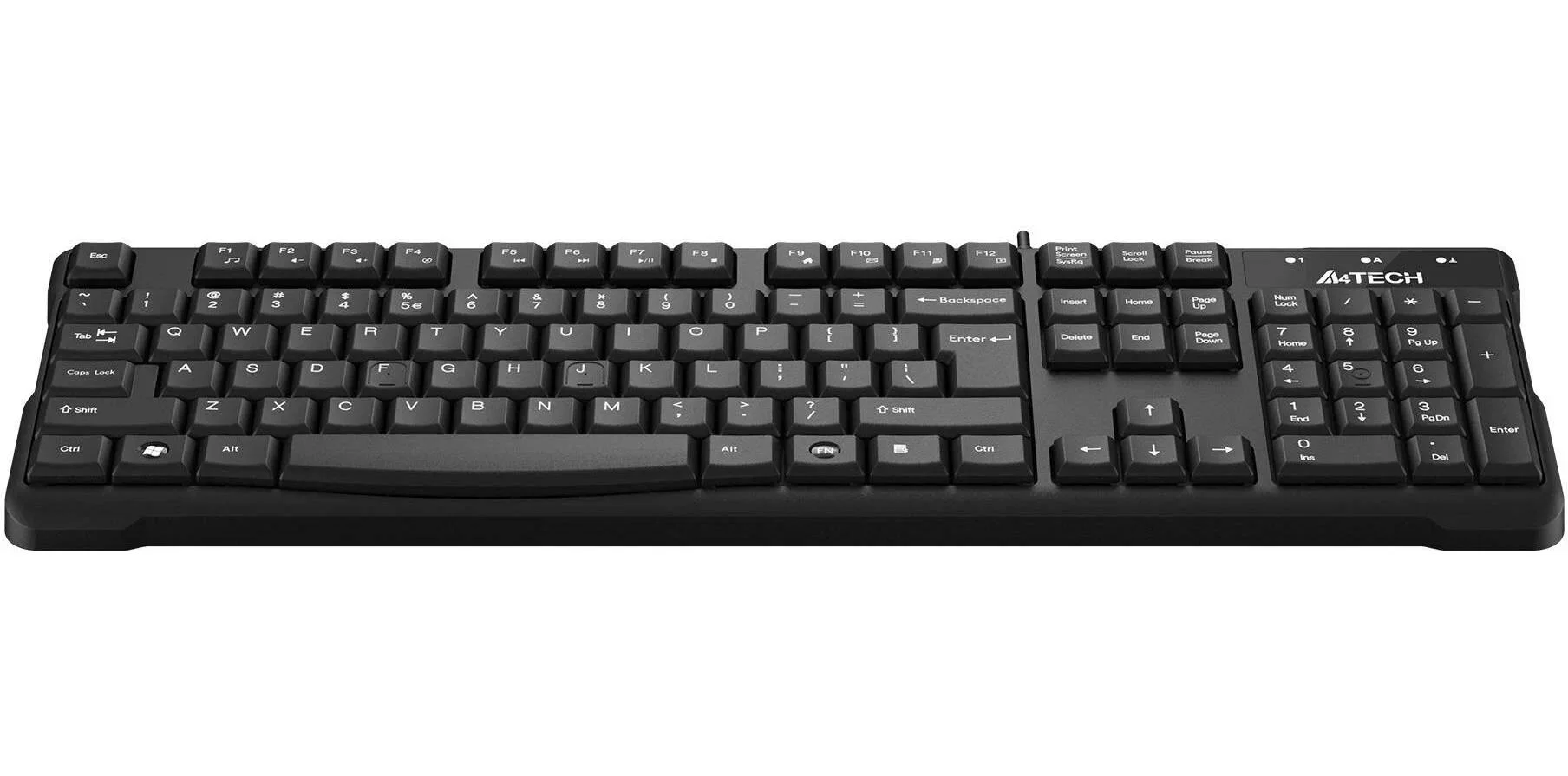 Клавиатура A4Tech KR-750 проводная, USB Type-A, чёрный