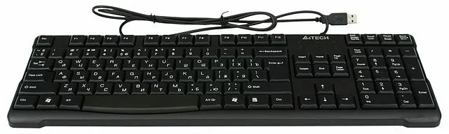 Клавиатура A4Tech KR-750 проводная, USB Type-A, чёрный