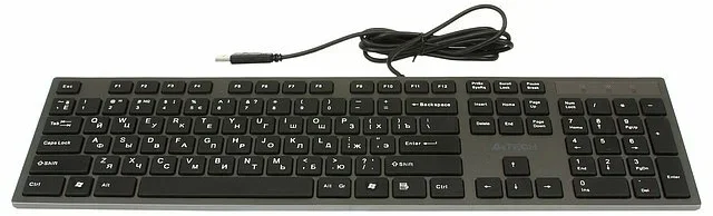 Клавиатура A4Tech KV-300H проводная, USB Type-A, серый