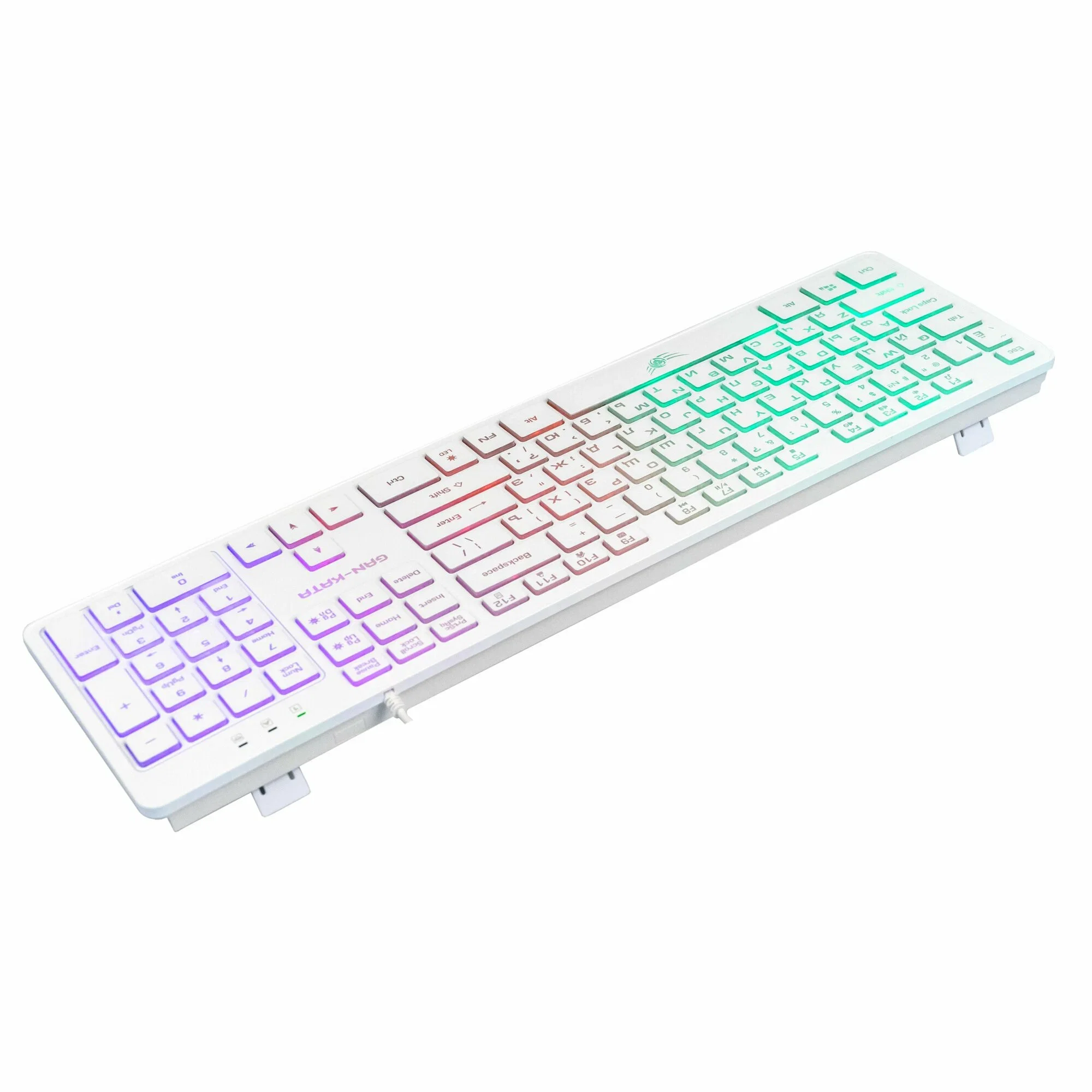 Клавиатура Dialog KGK-17U проводная, USB Type-A, белый