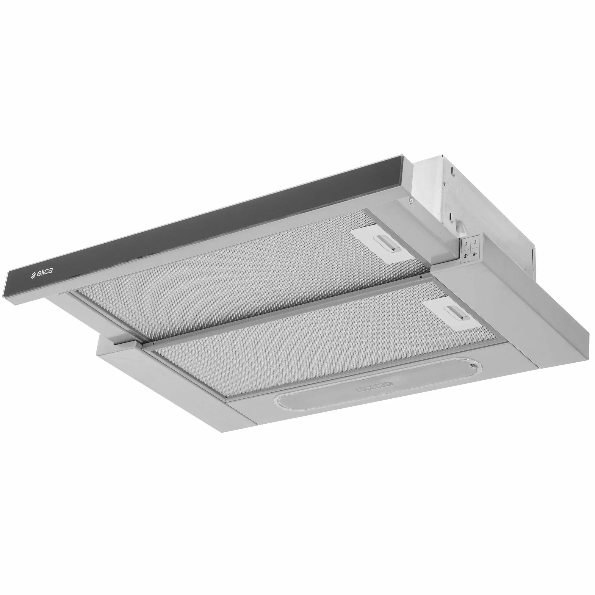 Вытяжка встраиваемая Elica Elite 14 Lux GRVT/A/60 серый/стекло черное управление: кнопочное (1 мотор)
