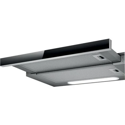 Вытяжка встраиваемая Elica Elite 14 Lux GRVT/A/90 серый/стекло черное управление: кнопочное (1 мотор)