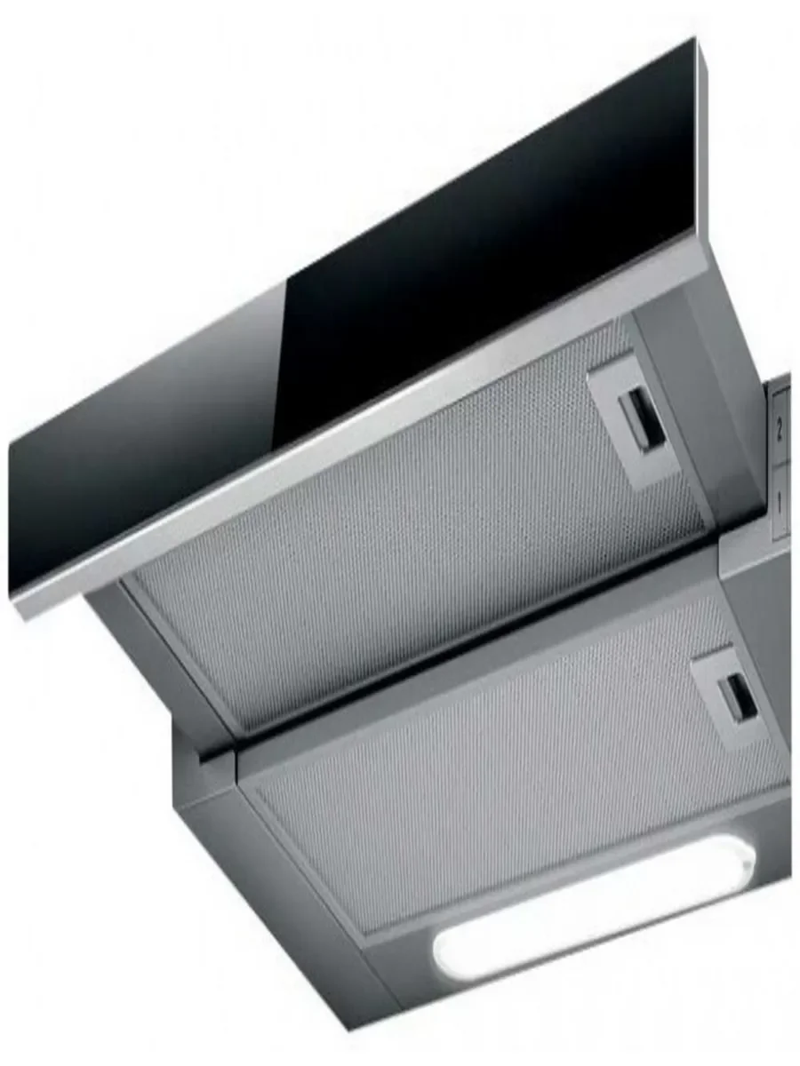 Вытяжка встраиваемая Elica Elite 14 Lux GRVT/A/90 серый/стекло черное управление: кнопочное (1 мотор)