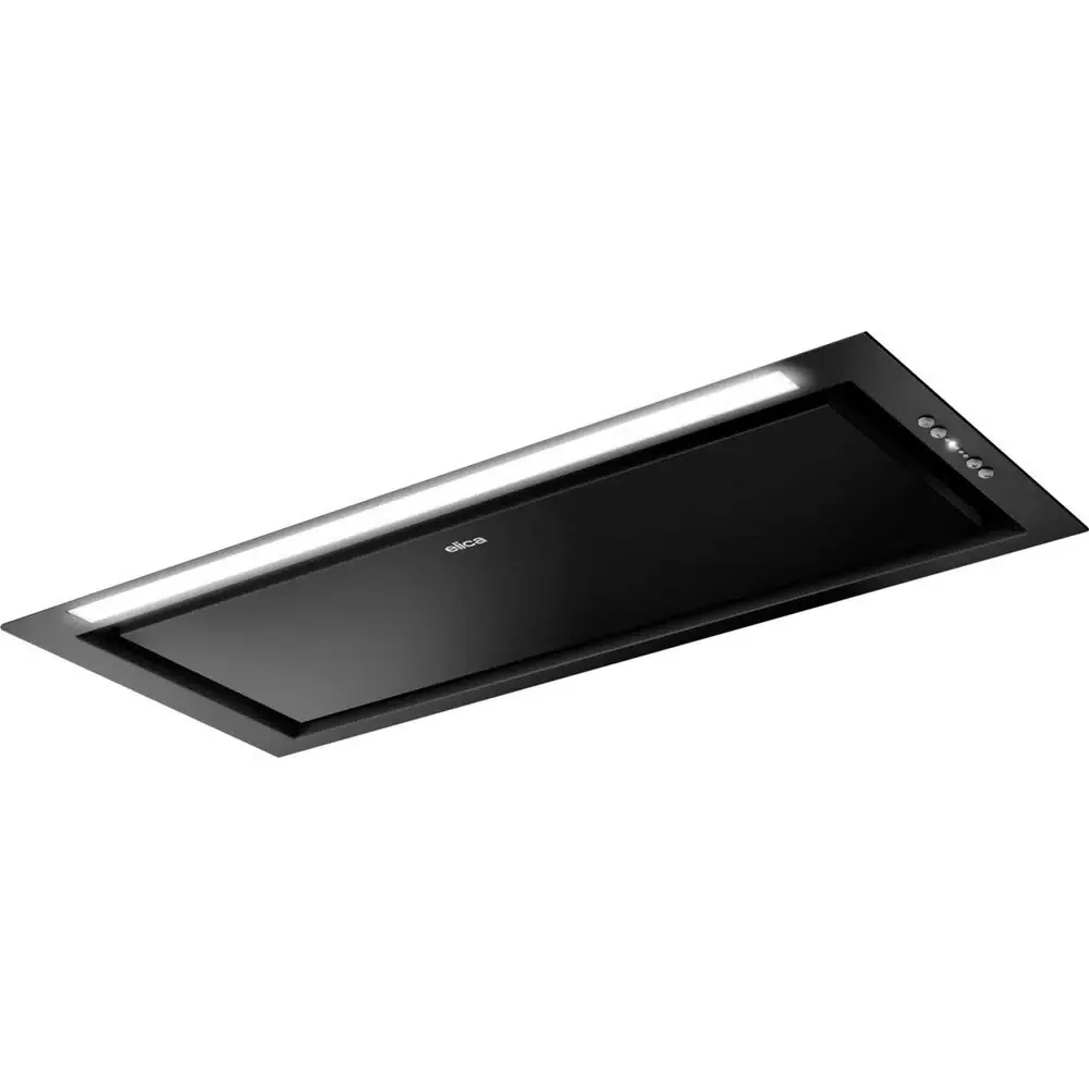 Вытяжка встраиваемая Elica Hidden ADV PLUS @ BLGL/A/72 черный/стекло черное управление: кнопочное (1 мотор)