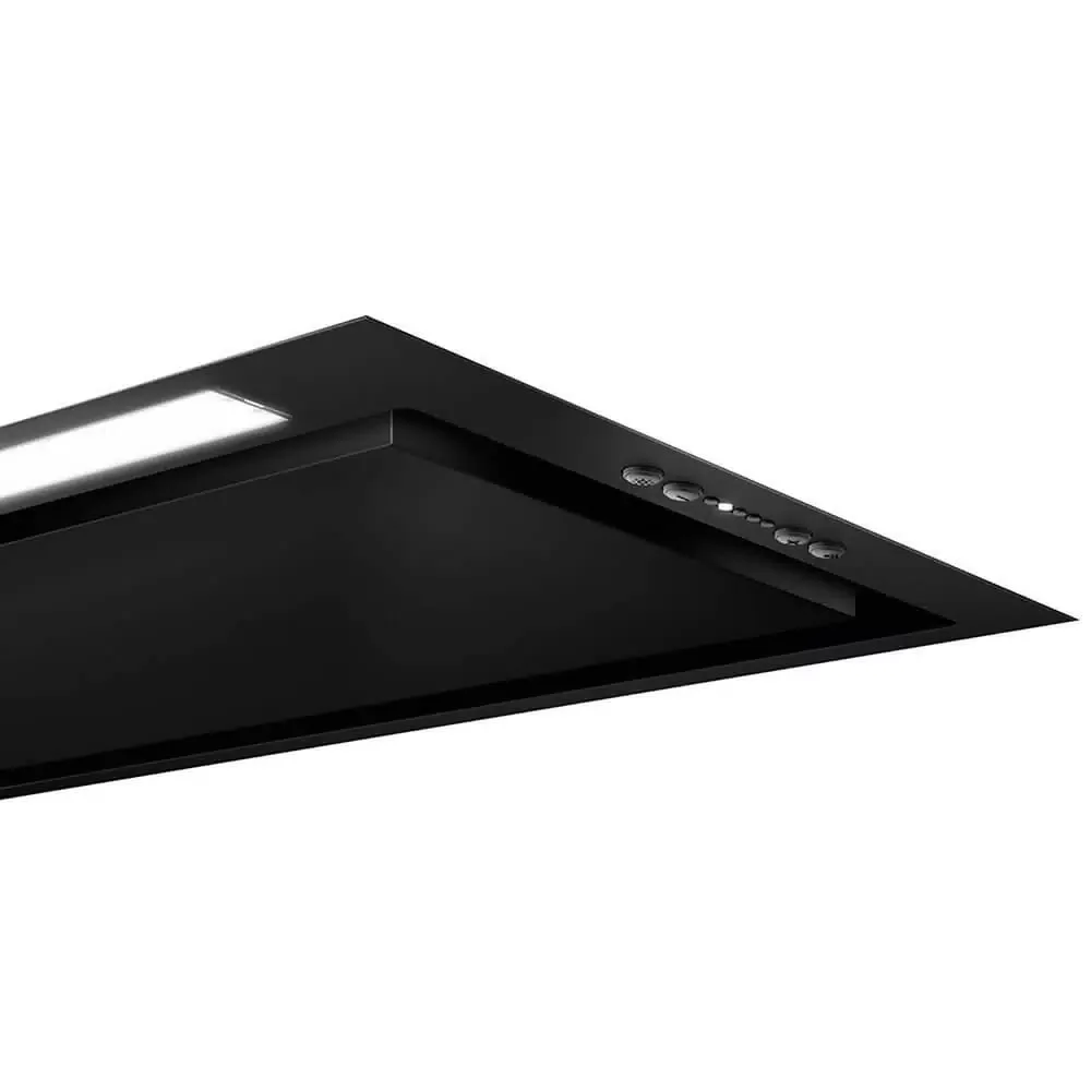 Вытяжка встраиваемая Elica Hidden ADV PLUS @ BLGL/A/72 черный/стекло черное управление: кнопочное (1 мотор)