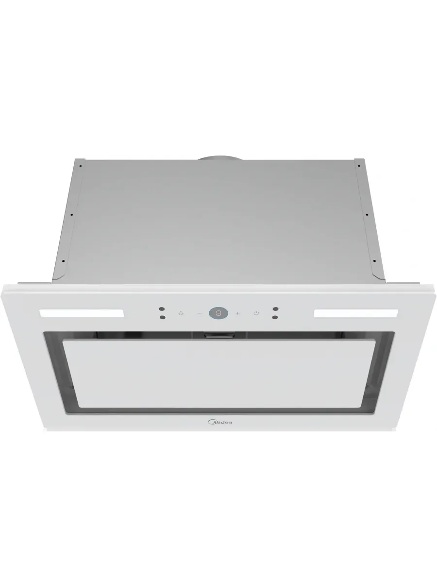 Вытяжка встраиваемая Midea MH60I530GW белый управление: сенсорное (1 мотор)