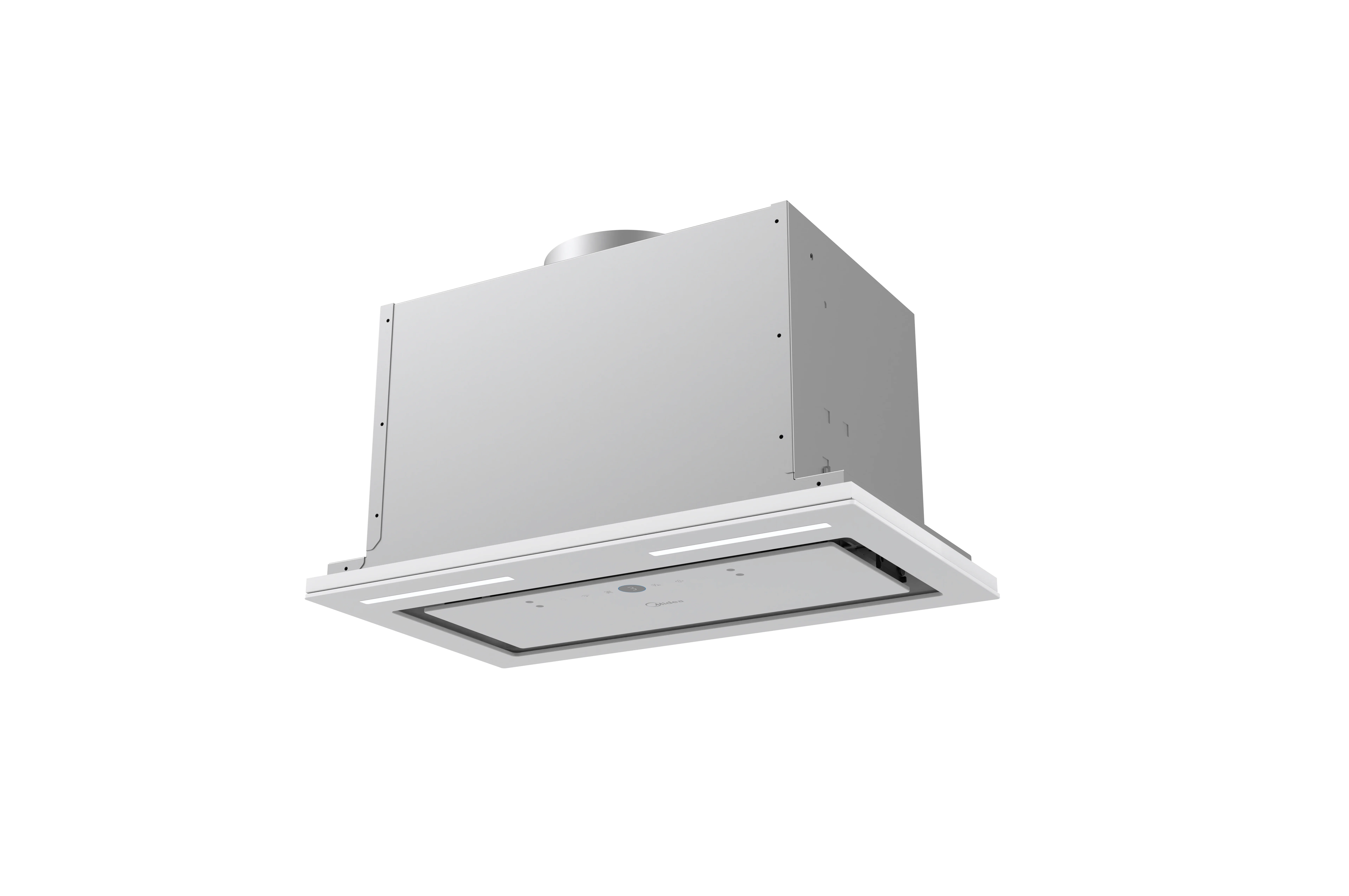 Вытяжка встраиваемая Midea MH60I530GW белый управление: сенсорное (1 мотор)