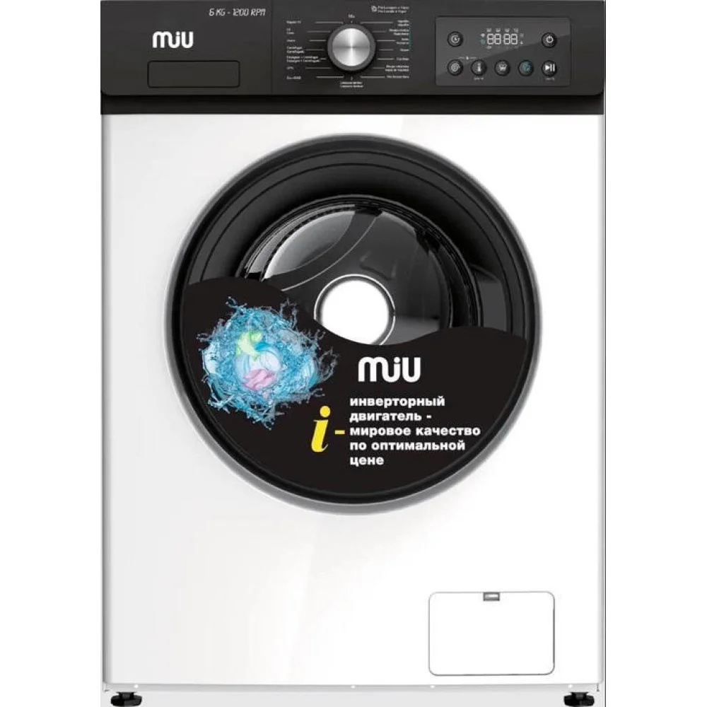 Стиральная машина MIU MIU6043L кл.:A фронт. макс.: до 6 кг белый