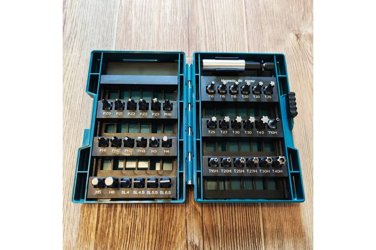 Набор бит Makita B-28606 (37пред.) для шуруповертов