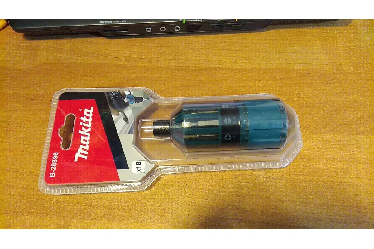Набор бит Makita B-28896 (18пред.) для шуруповертов