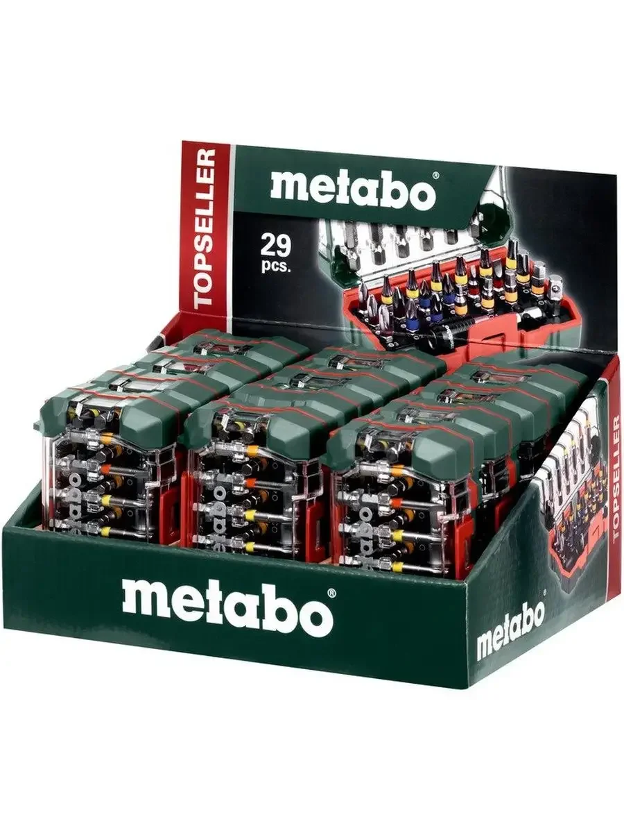 Набор бит Metabo 626710000 универсал. (29пред.) для шуруповертов
