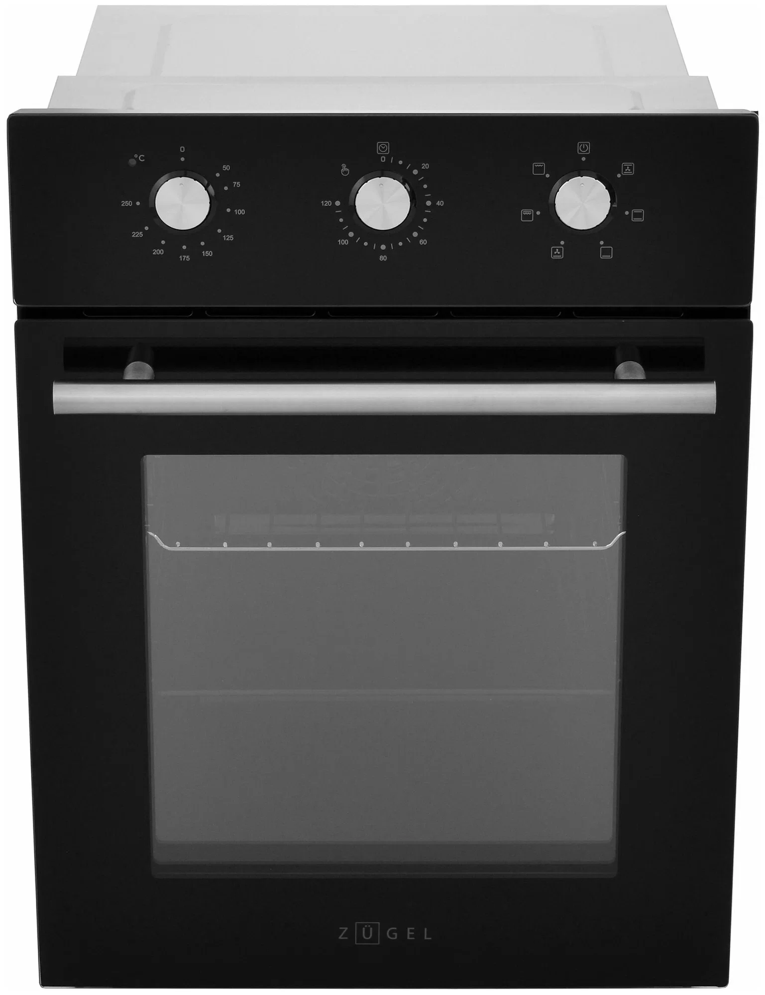 Электрический духовой шкаф Zugel ZOE451B, черный