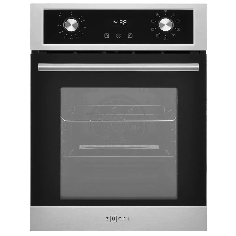 Электрический духовой шкаф Zugel ZOE452X, стальной