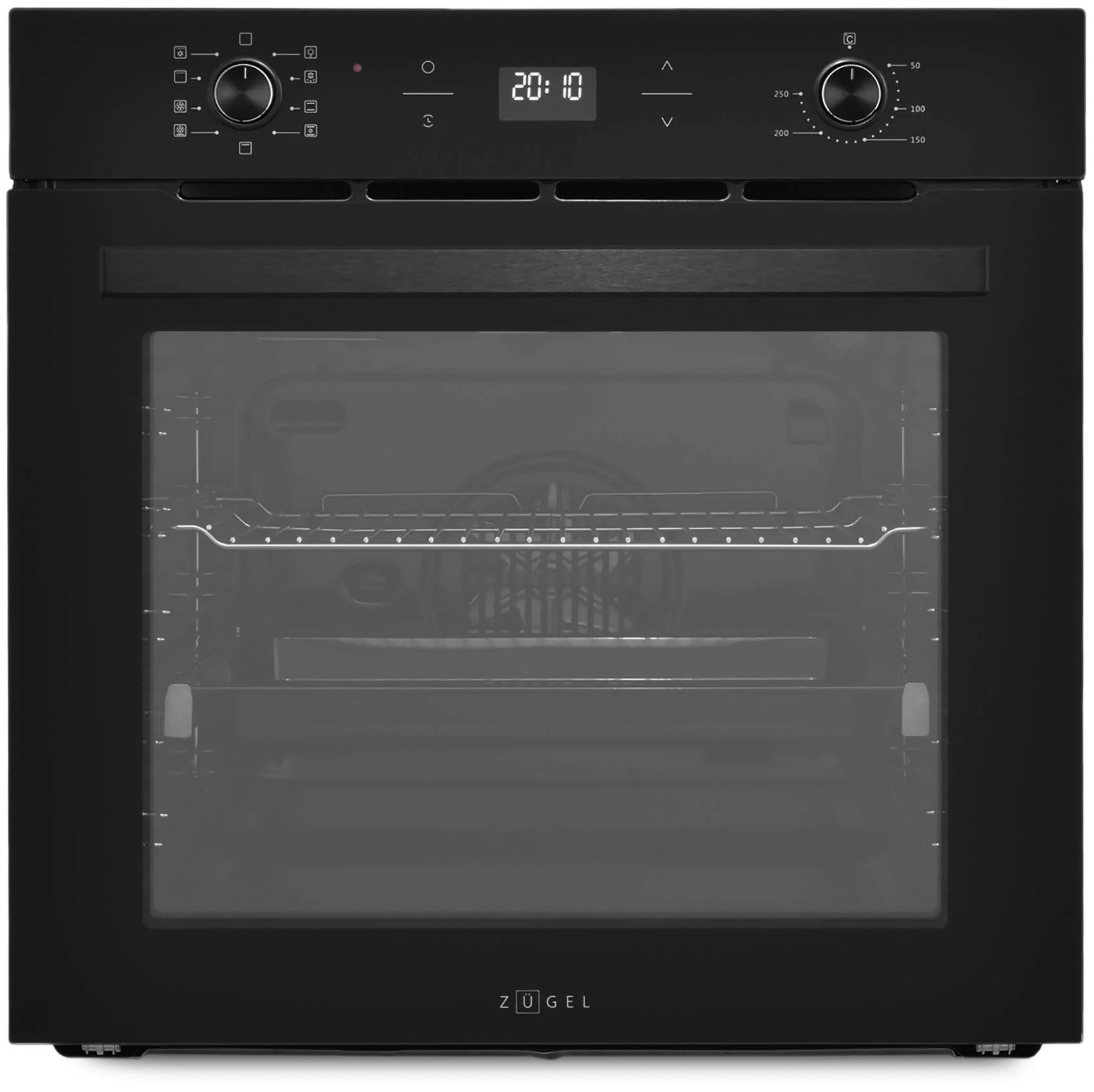 Электрический духовой шкаф Zugel ZOE604B черный