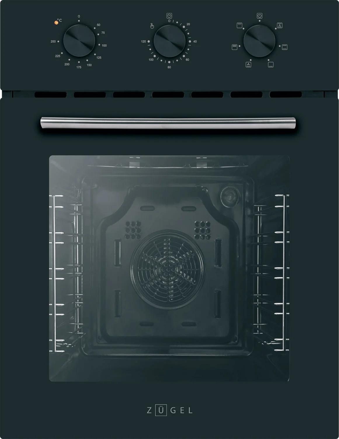 Электрический духовой шкаф Zugel ZOE604X стальной